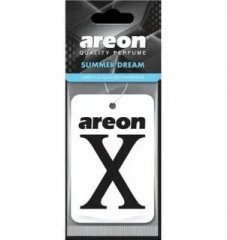Ароматизатор AREON X-VERSION бумажный SUMMER DREAMS  (Летняя мечта) (10шт) белый, шт