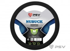 Оплетка на руль PSV NUBUCK (ЧЕРНЫЙ) кожа S, шт