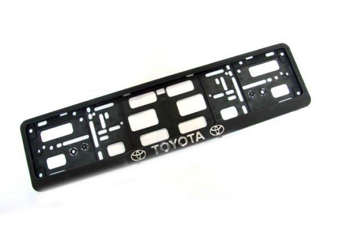 Рамка номерного знака TOYOTA рельеф