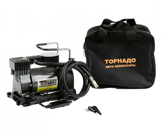 Компрессор TORNADO 580 GREY (МЕТАЛЛ), 37 л/мин