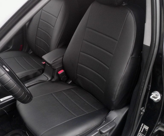 Чехлы Renault Duster с 11-14г./Renault Sandero I с 09-14г./Nissan Terrano III с 12-14г. экокожа спло