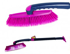 Щетка для снега со скребком телескопическая CU-59 Snow brush &amp; scraper  95-134,5 см. /12, шт