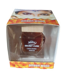 Ароматизатор TASOTTI  SECRET CUBE (спрей с дерев. крышкой) amber Night, шт