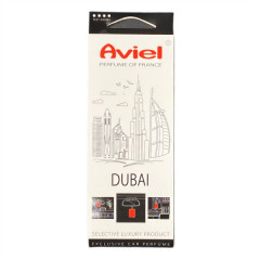 Ароматизатор  парфюмерный AVIEL  DUBAI бумажный на зеркало /10, шт