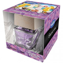 Ароматизатор TASOTTI  SECRET CUBE (спрей с дерев. крышкой) tropical fruit 50ml , шт
