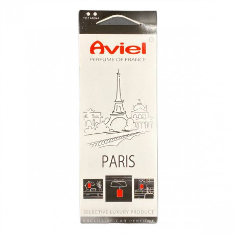 Ароматизатор AVIEL  PARIS бумажный на зеркало /10
