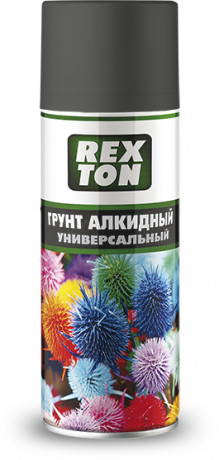 Грунт универсальный черный, аэрозоль 520 мл REXTON
