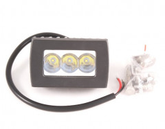 Прожектор для автомобиля KS-WSQ103S-C "OFF - Road", 3 диода х 10W (Cree LED), 30W, направл. свет, алюм. корпус  75*50*48мм, 9-32V,, шт