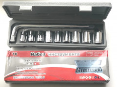 Набор головок 10 пр. (24), шт