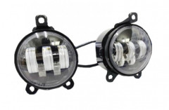 Фары противотуманные Ваз 2170 ПРИОРА  2*50W 5 линз (LED) металл. корпус с регулировкой Чип 2525 2170-50W, пар