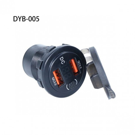 Автомобильное зарядное устройство 12V/24V (DYB-005)