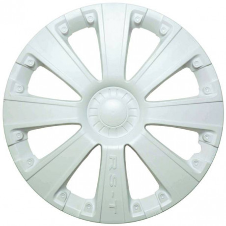 Колпаки колёсные R 15 RS-T белый    АКС  Ростов (4)