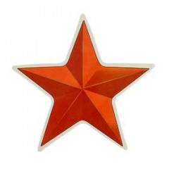 наклейка  "Звезда", 50*50    28 - 032, шт