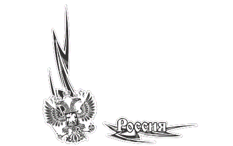 Тонировка - уголок "Герб России" (2шт) (17-145-04)
