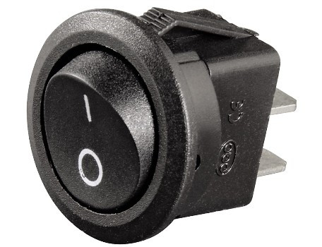 Кнопка - тумблер 12V 10A  4/596.2 (SWR-21)универсальная REXANT