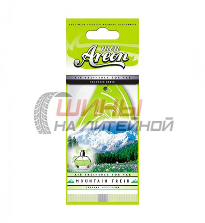 Ароматизатор подвесной AREON MON бумажный Montain Fresh (10шт)