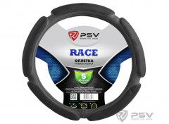 Оплетка на руль PSV RACE  (ЧЕРНЫЙ) мягкая S, шт