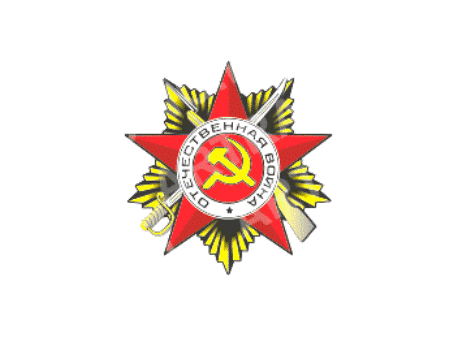 наклейка  "Орден ВОВ", 250*250  28 - 129