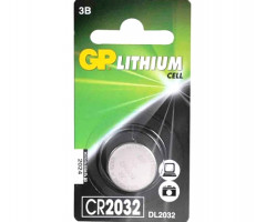 Батарейка литиевая дисковая CR2032 GP BL5 3V( 5/100/1000), шт