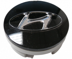 Колпачок на ступицу Hyundai 58/51мм XD-004b черный лак , шт