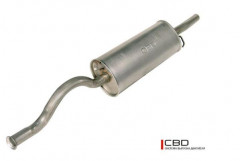 Глушитель ВАЗ 2112 до 2008. CBD. Нерж сталь.  GAL009, шт