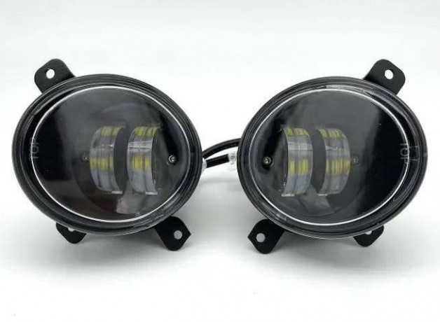 Фары противотуманные Калина, Гранта, Ларгус 778-LED, прямое стекло(с регулировкой) 778-LED