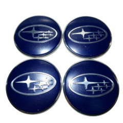 Наклейка на колесный диск d56  SUBARU сфера 1 шт, шт