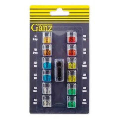 Предохранители флажковые  GANZ 12шт